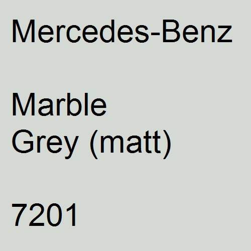 Mercedes-Benz, Marble Grey (matt), 7201.